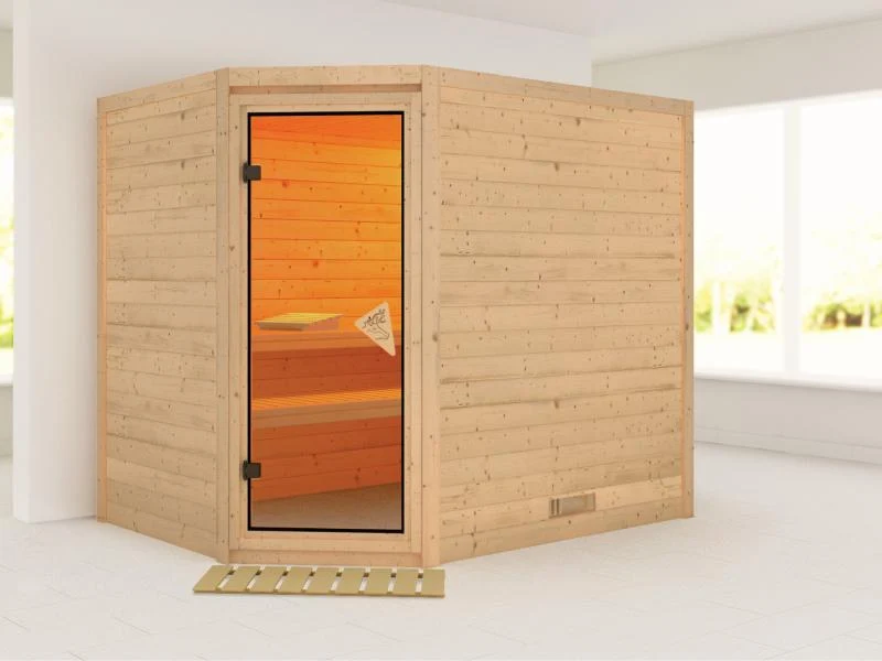 Tanami - Karibu Sauna ohne Ofen - ohne Dachkranz -