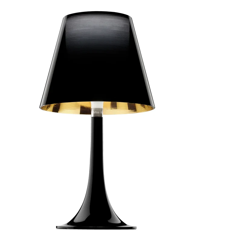 B-Ware Flos Tischleuchte Lampe Miss K Leuchte schwarz transparent Polycarbonat PMMA