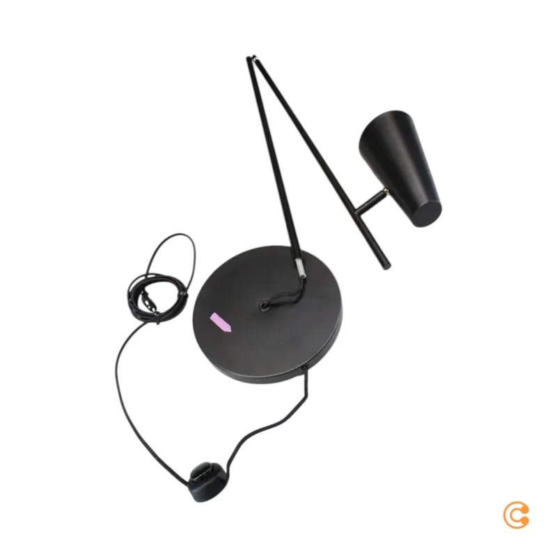 B-Ware Woud Stehleuchte Lampe Cono schwarz H 140 cm Wohnzimmerleuchte SIEHE TEXT/FOTO