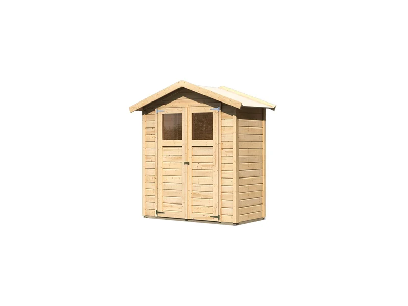 Karibu Gerätehaus Dahme natur 14 mm