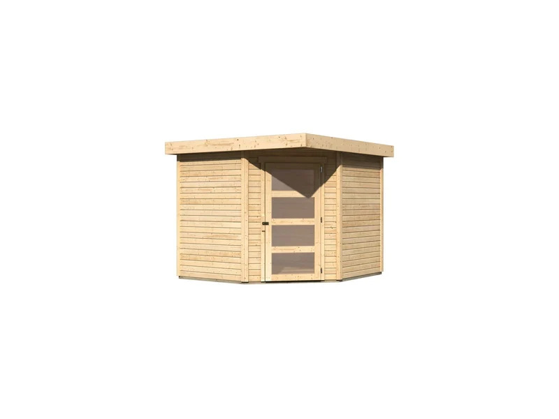 Karibu Gartenhaus Schwandorf 5 natur 19 mm