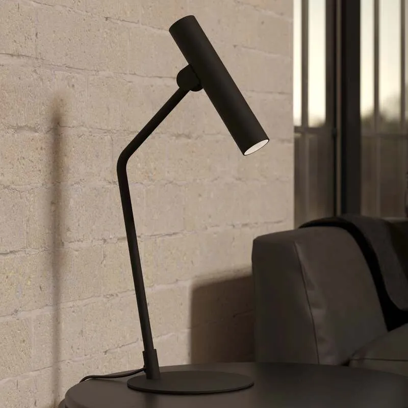 B-Ware Eglo Tischleuchte Nachttischlampe LED Almudaina schwarz Stahl 49 5 cm
