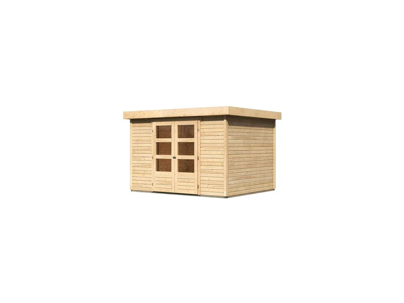 Karibu Gartenhaus Askola 5 natur 19 mm