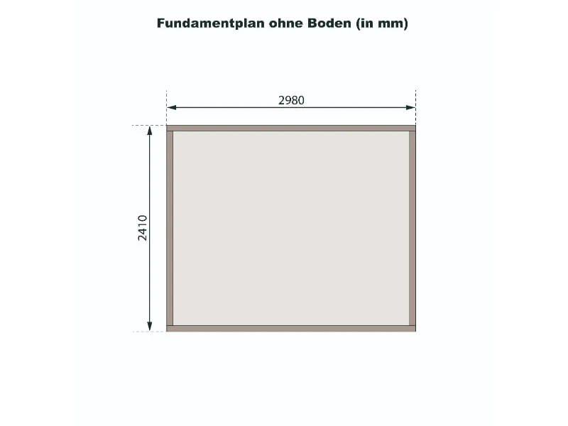 Karibu Gartenhaus Askola 5 natur 19 mm
