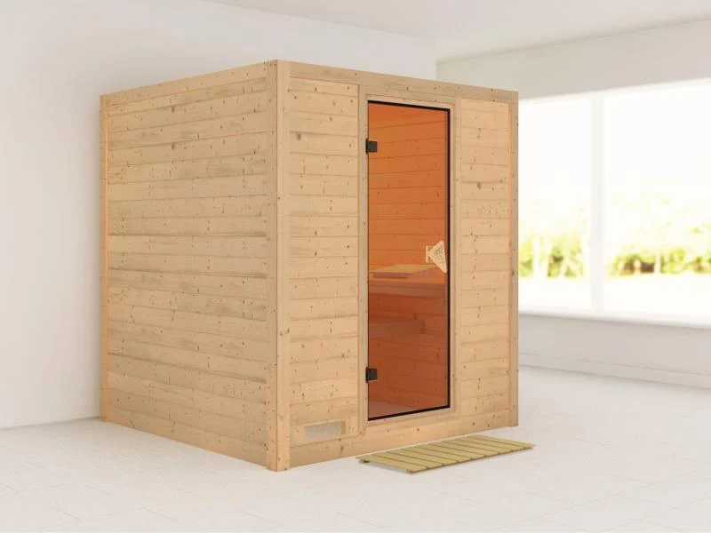 Mojave - Karibu Sauna ohne Ofen - ohne Dachkranz -