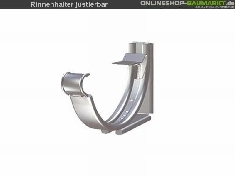Metall-Dachrinne dunkelgrau Viereckdach 4 x 600 cm