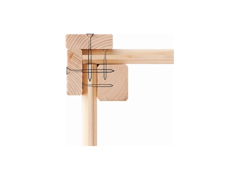 Karibu Gartenhaus Askola 4 mit Anbaudach 2,25 Meter