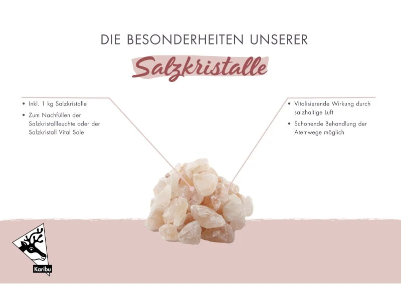 Karibu Ersatz Salzkristalle 1 kg