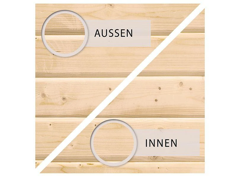 Karibu Hochbeet 2 naturbelassen 19 mm