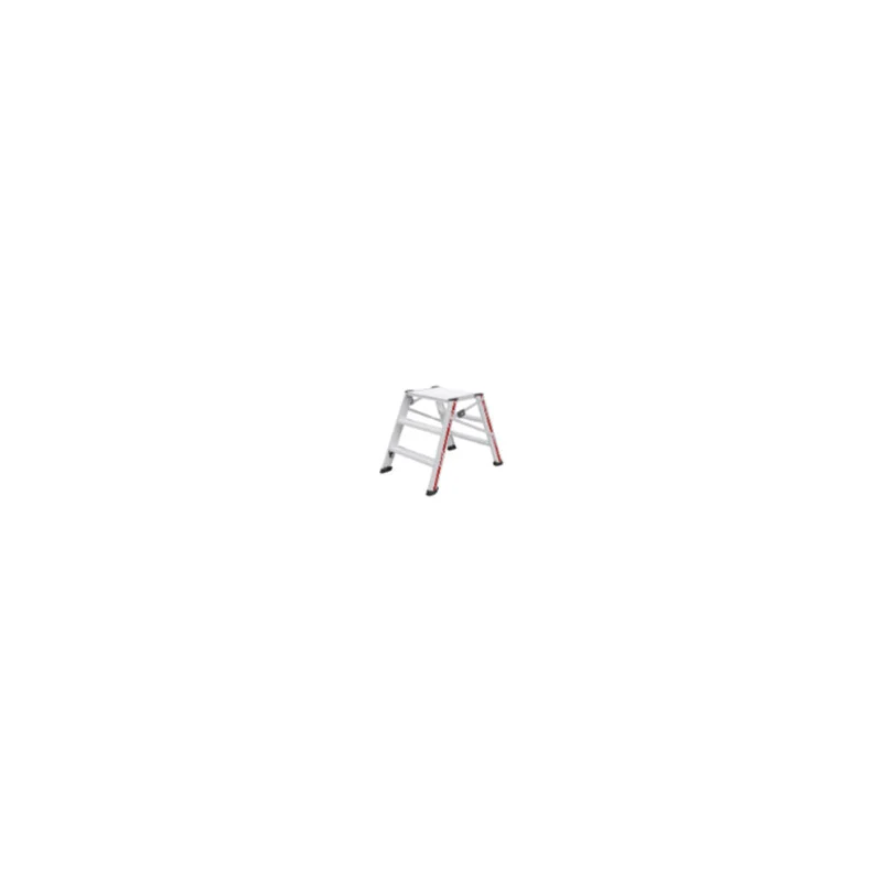 B-Ware Hymer Montagetritt beidseitig begehbar 2x3 Stufen Aluminium 0.69m Höhe 7.6kg