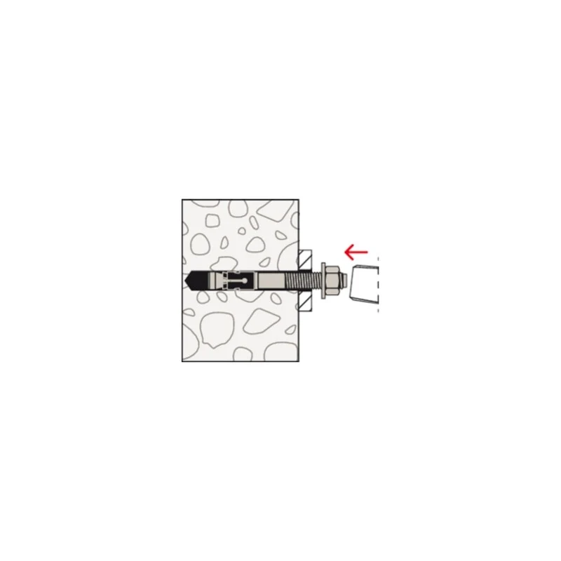 B-Ware Fischer Bolzenanker FAZ II Plus 24/60 Anker M24 5 Stück 270N·m Anker