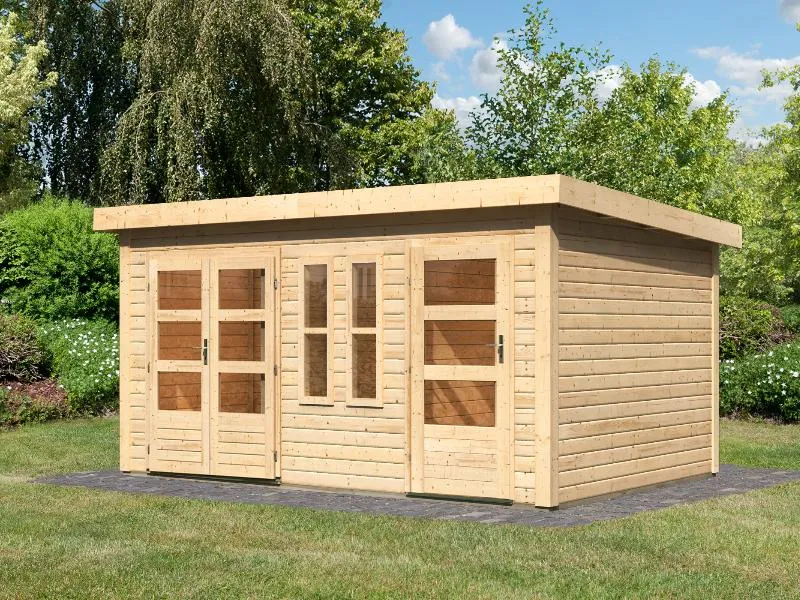 Karibu Gartenhaus Schönbuch 2 38 mm 2-Raum-Haus