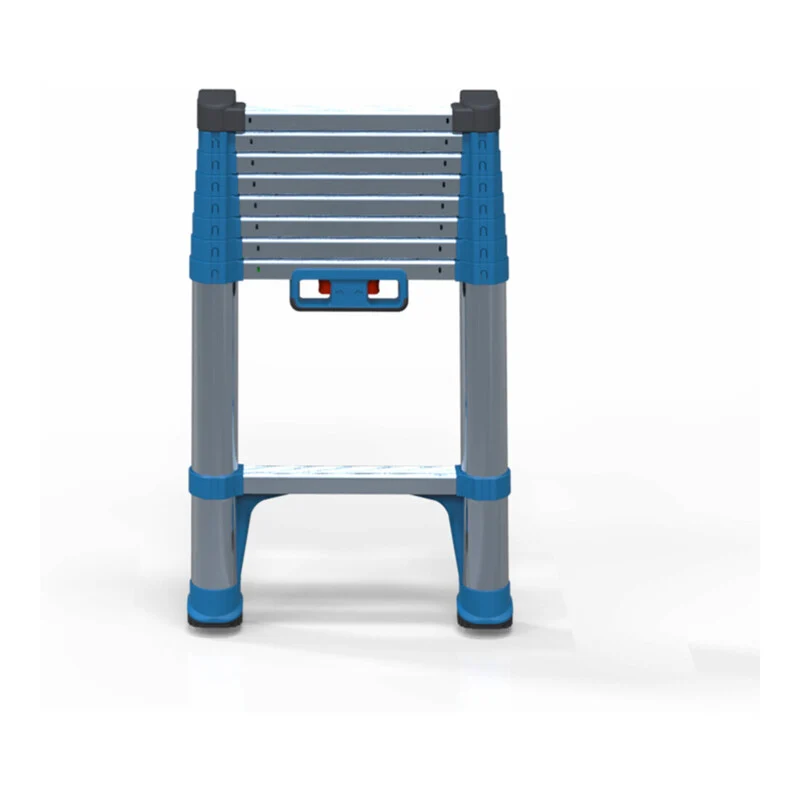 B-Ware ZARGES Compactstep L Teleskop-Sprossen-Anlegeleiter 9 Sprossen 2,66m 8,4kg