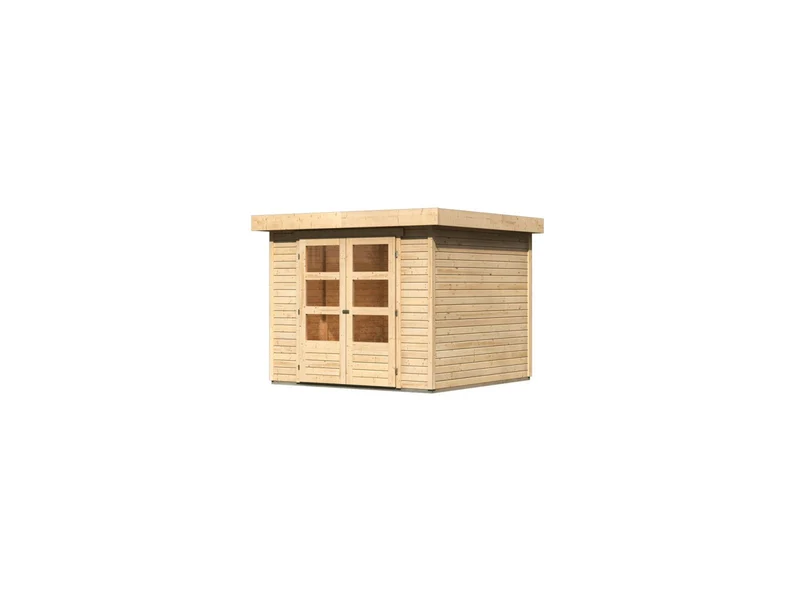 Karibu Gartenhaus Askola 3,5 natur 19 mm