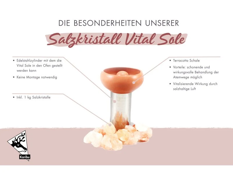 Karibu Salzkristall Vital Sole