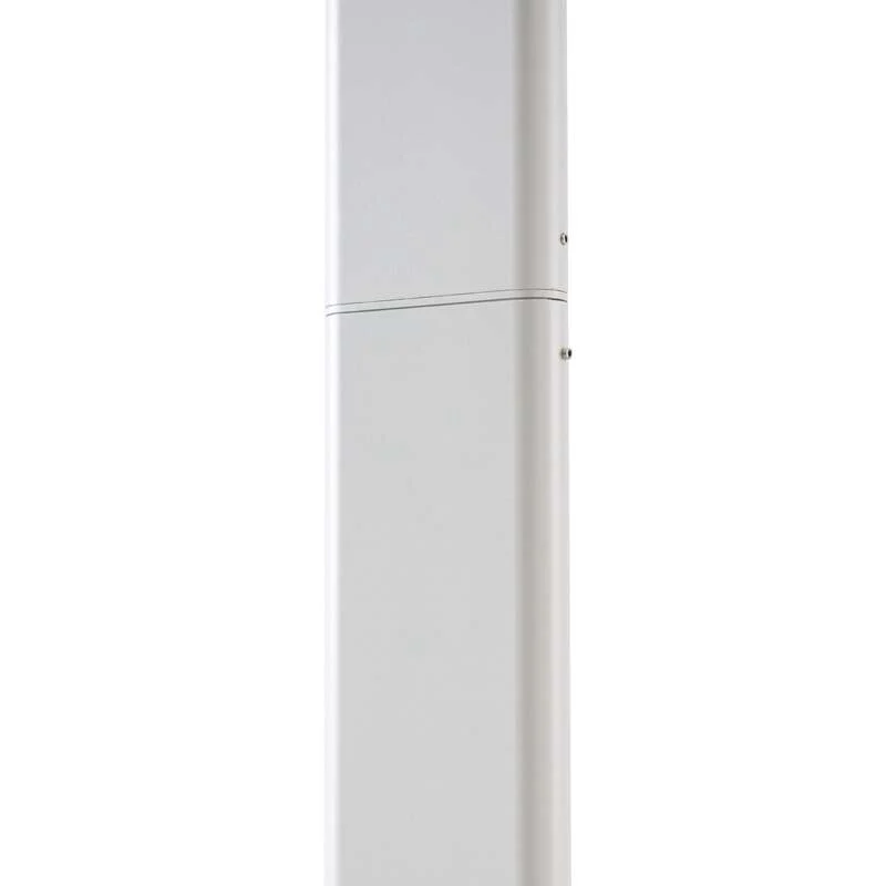 B-Ware Lucande Außenleuchte Velira LED Gartenlampe 220cm hellgrau IP44 warmweiß 2700lm