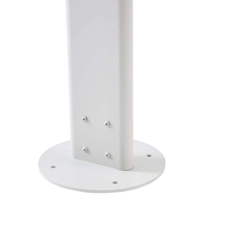 B-Ware Lucande Außenleuchte Velira LED Gartenlampe 220cm hellgrau IP44 warmweiß 2700lm