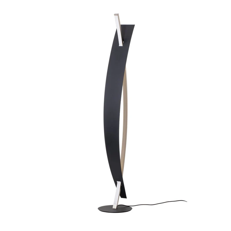 Lucande Stehleuchte Lampe LED Marija Metall schwarz dimmbar SIEHE TEXT/FOTO