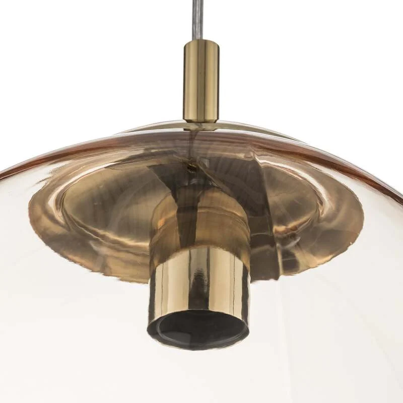 B-Ware Euluna Glas-Hängeleuchte Sol Deckenlampe Lampe Leuchte E27 Glas SIEHE TEXT/FOTO