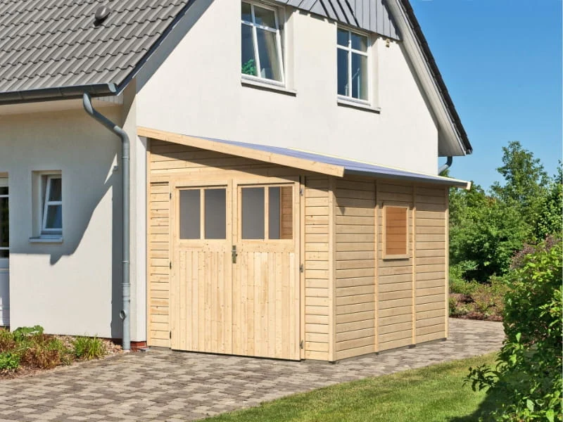 Karibu Gartenhaus Bomlitz 3 natur 19 mm