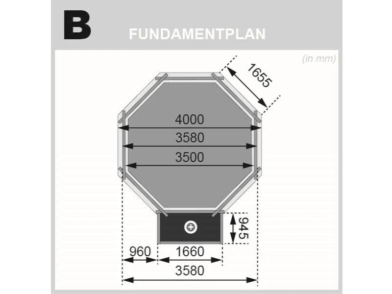 Karibu Pool Modell 1 Variante B
