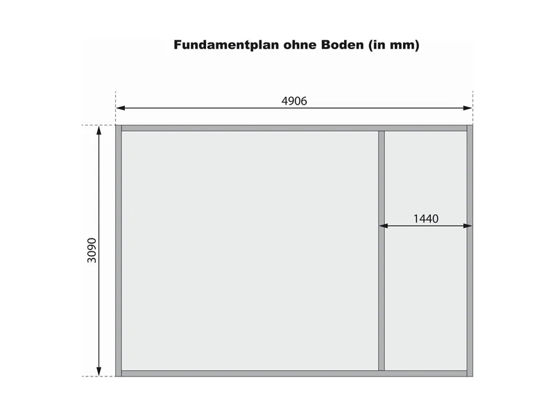 Karibu Gartenhaus Lagor 2 38 mm 2-Raum-Haus