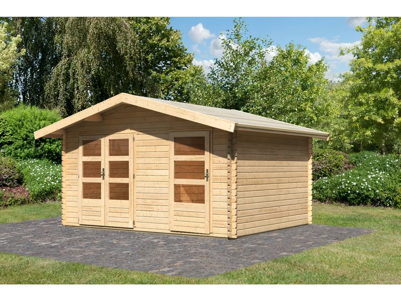 Karibu Gartenhaus Lagor 1 38 mm 2-Raum-Haus