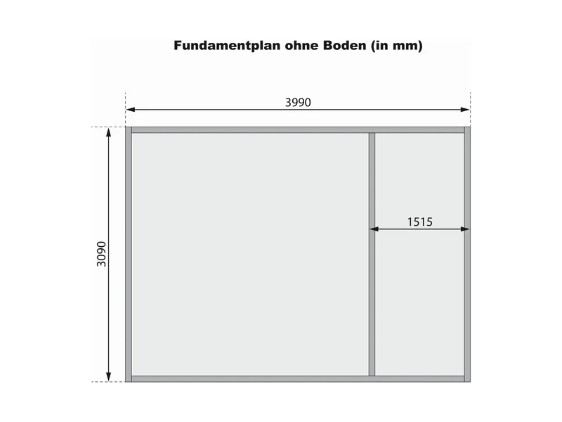 Karibu Gartenhaus Lagor 1 38 mm 2-Raum-Haus