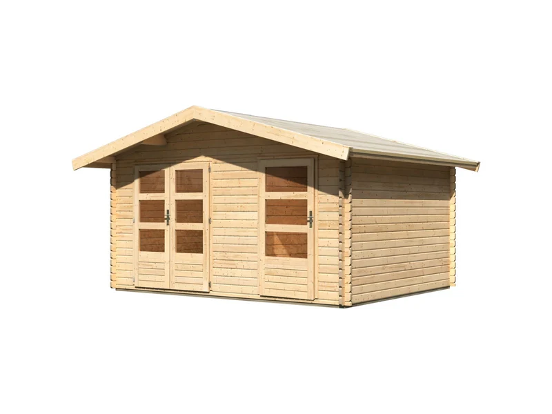 Karibu Gartenhaus Lagor 1 38 mm 2-Raum-Haus