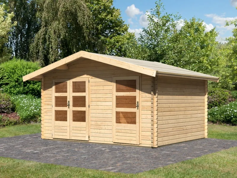 Karibu Gartenhaus Lagor 1 38 mm 2-Raum-Haus