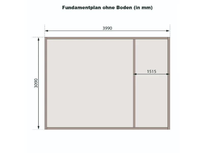 Karibu Gartenhaus Lagor 1 38 mm 2-Raum-Haus