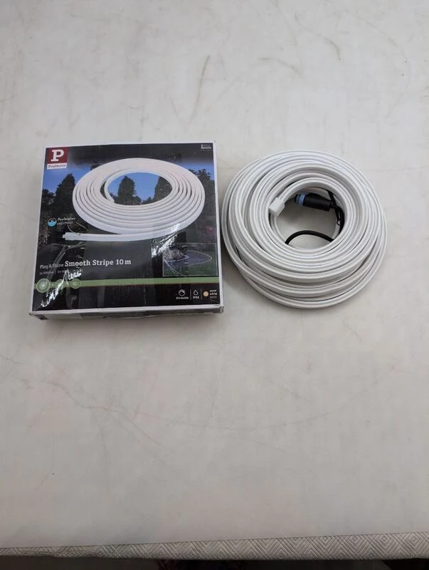 B-Ware Paulmann Außenleuchte Plug & Shine LED Stripe 3000K dimmbar wasserdicht 10m weiß