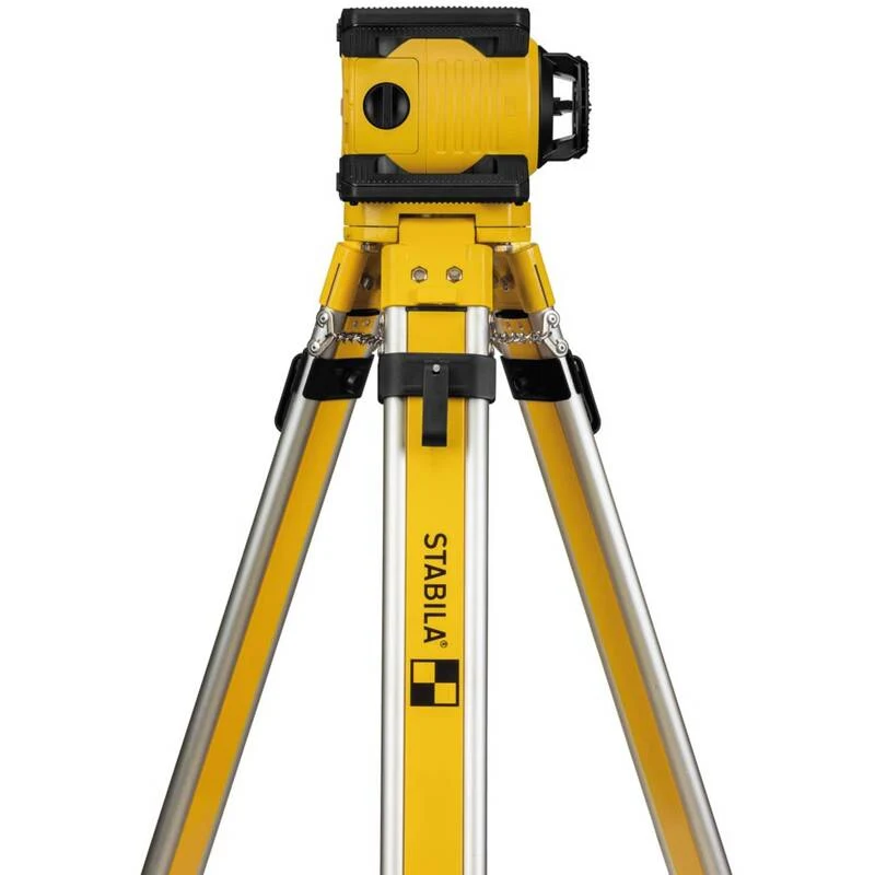 B-Ware Stabila Rotationslaser Lasergerät LAR 160 Set Stativ 5 m Nivellierlatte Laser