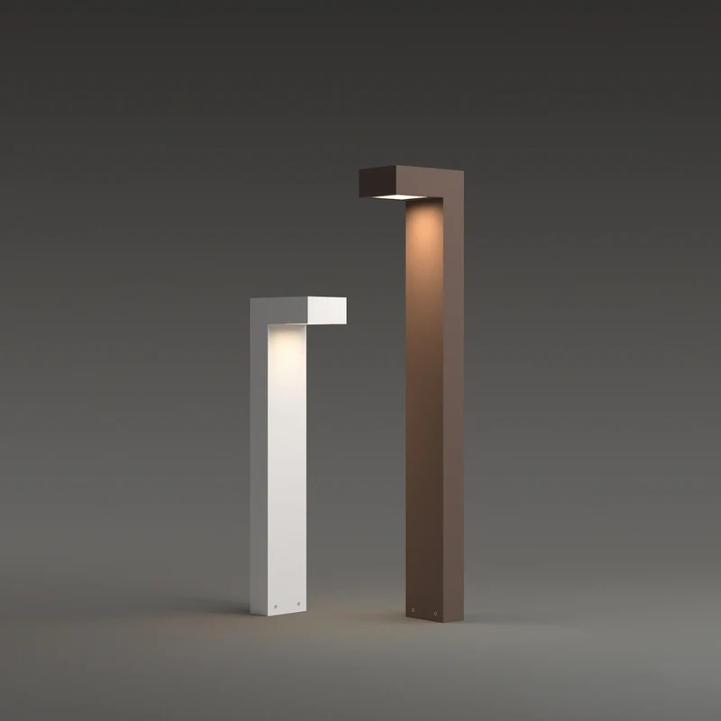 B-Ware Ideal Lux Wegeleuchte Sirio LED Gartenlampe grau 80cm Aluminium IP65 1100Lumen