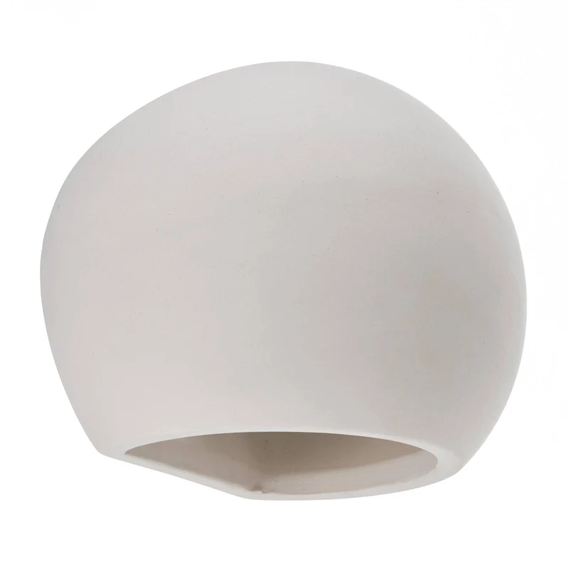B-Ware Euluna Wandleuchte Bullet up down Wandleuchte Lampe Leuchte E27 Keramik Weiß