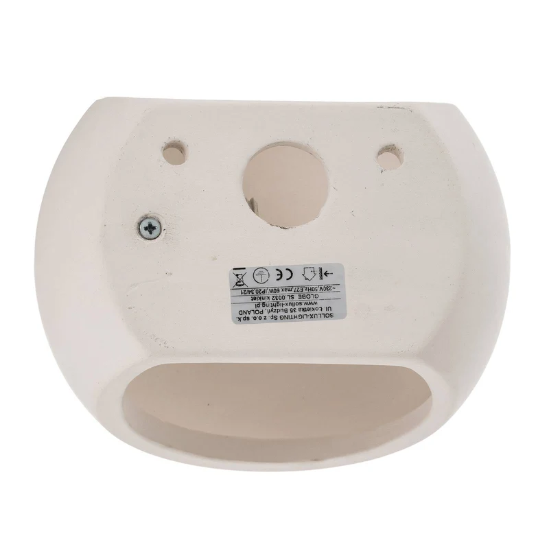 B-Ware Euluna Wandleuchte Bullet up down Wandleuchte Lampe Leuchte E27 Keramik Weiß