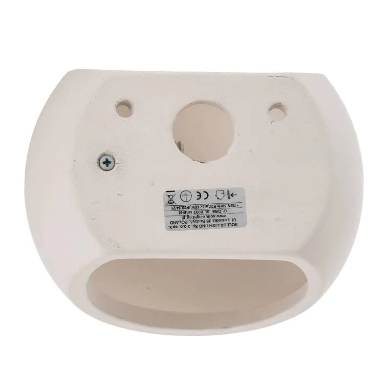 B-Ware Euluna Wandleuchte Bullet up down Wandleuchte Lampe Leuchte E27 Keramik Weiß