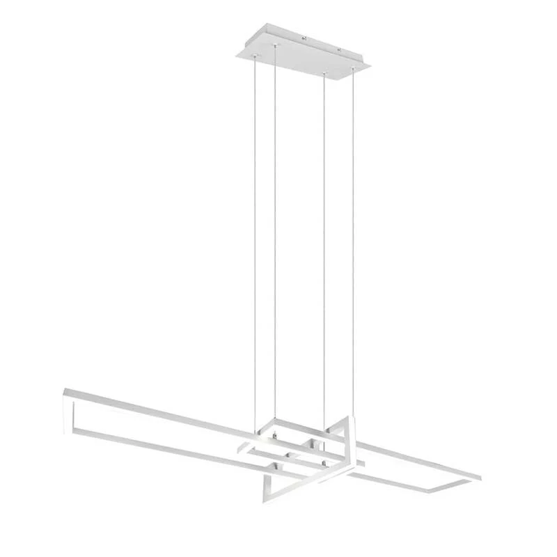B-Ware Trio Lighting LED-Hängeleuchte Salinas, 4.000 K, weiß matt Lampe Leuchte IP20