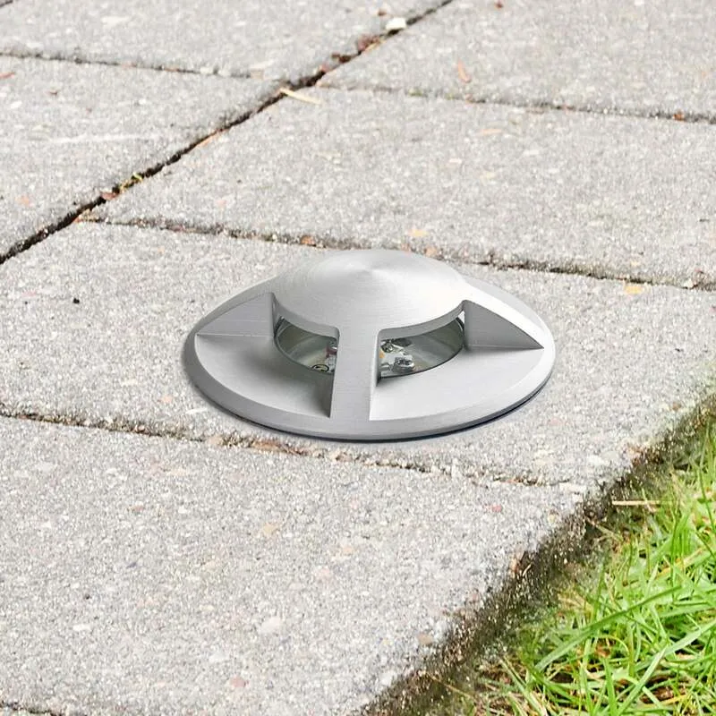 B-Ware Lucande LED-Bodeneinbaustrahler Anina Wegeleuchte Gartenleuchte Sockelleuchte