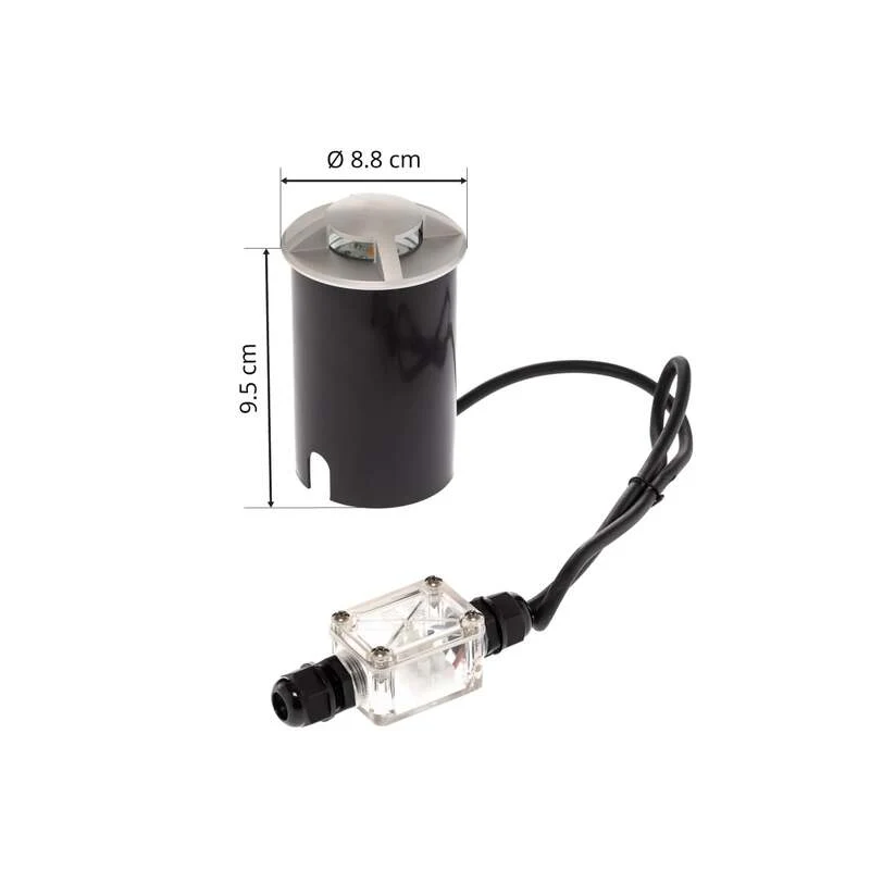 B-Ware Lucande LED-Bodeneinbaustrahler Anina Wegeleuchte Gartenleuchte Sockelleuchte