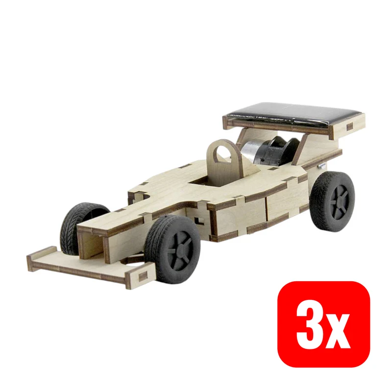 3x B-Ware Sol Expert Solar Rennwagen 40-teiliger Rennwagenbausatz ab 14 Jahre 3 STÜCK