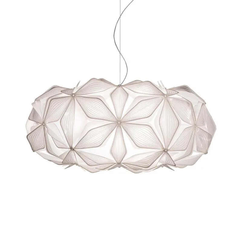 B-Ware Slamp Pendellampe Hängeleuchte C'EST LA VIE LED dimmbar weiß Ø53cm Kabel