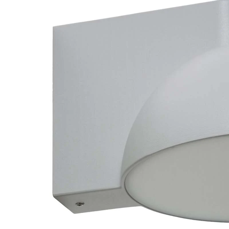 B-Ware Lucande Außenwandleuchte Velira LED Gartenleuchte Lampe hellgrau IP54 3000K