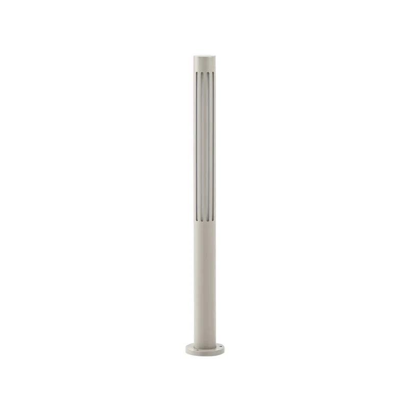 B-Ware Lindby Wegeleuchte Wegelampe LED Fjorya grau Aluminium Außenbeleuchtung 60 cm