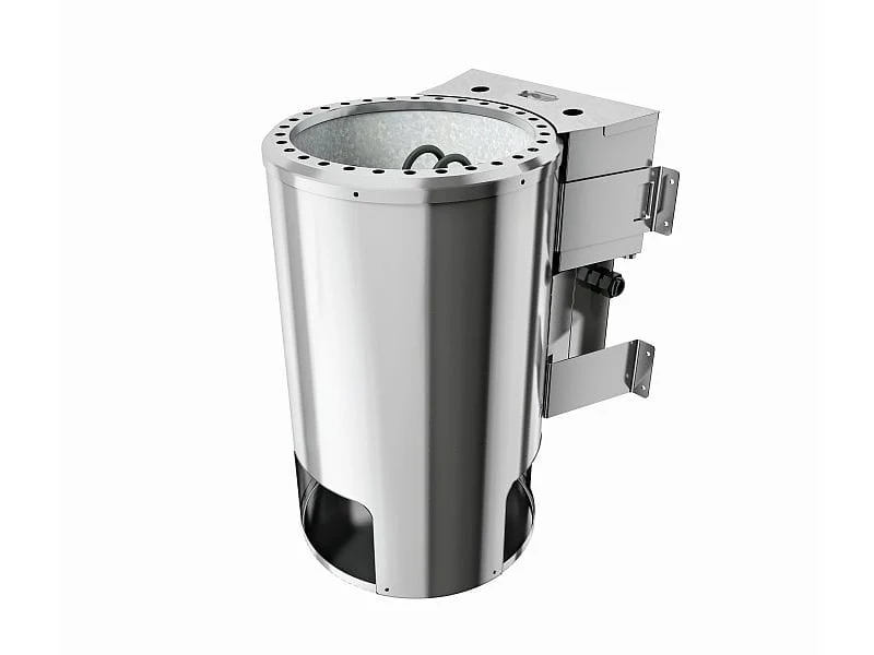 Fanja - Karibu Sauna Plug & Play inkl. 3,6 kW-Bioofen - ohne Dachkranz -