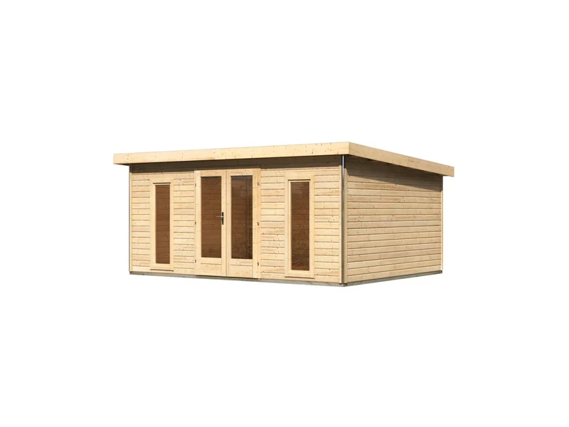 Karibu Gartenhaus Radeburg 4 natur 38 mm