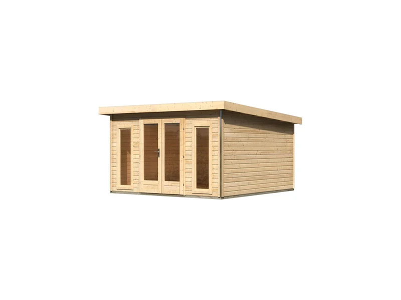 Karibu Gartenhaus Radeburg 3 natur 38 mm