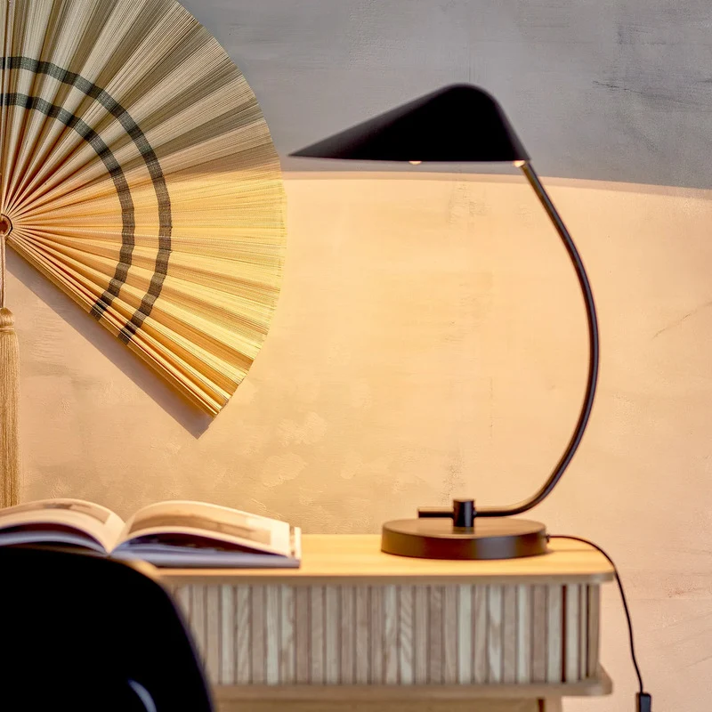 B-Ware Bloomingville Tischleuchte Lampe Nisella schwarz Schreibtischleuchte E14 Eisen
