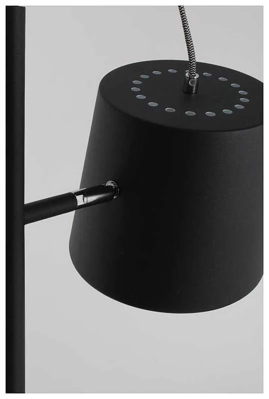 B-Ware Zuiver Stehleuchte Lampe BUCKLE HEAD schwarz höhenverstellbar Fußschalter 150 cm