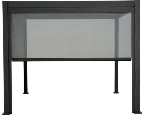 B-Ware Unbekannt 111 Sonnenrollo 400 cm anthrazit für Pergola Seitenwand